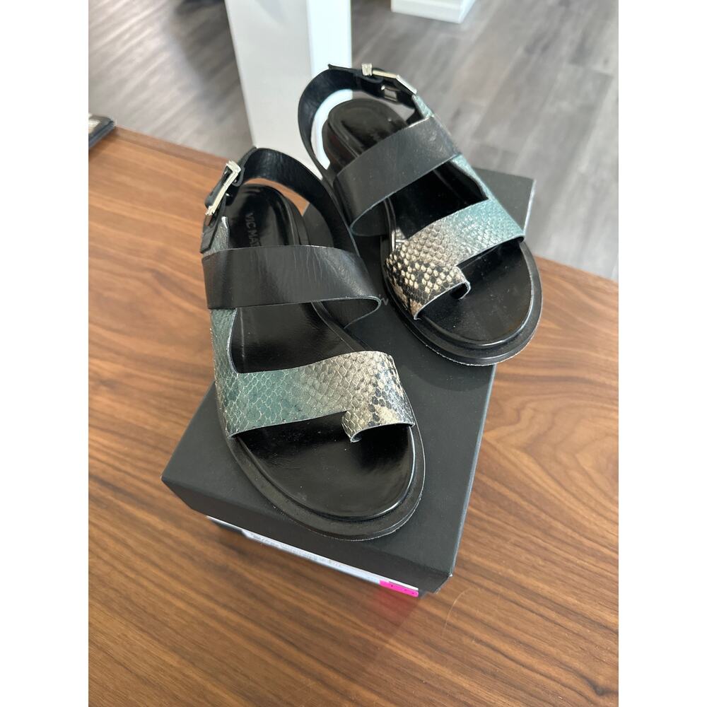 Vic Matie Leather Sandals Size 37.5(7.5)